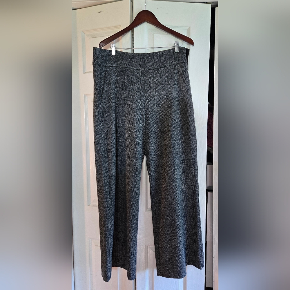 CAbi Charcoal Wide-Leg Pants